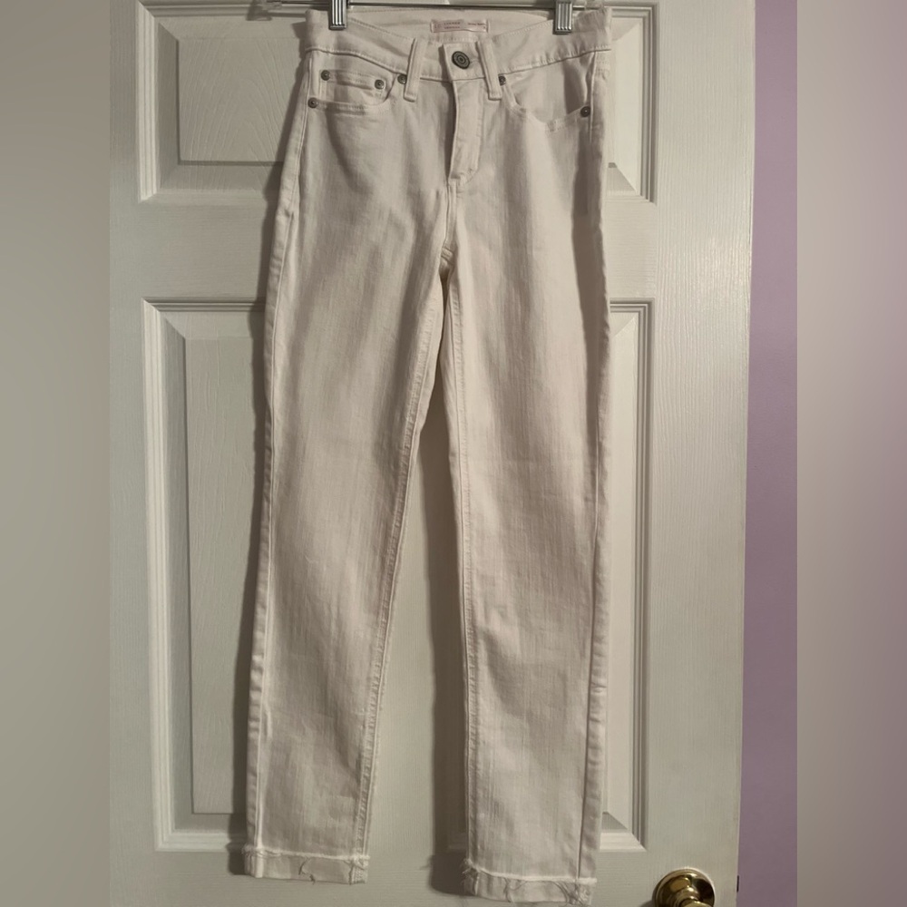LC Lauren Conrad white Ankle Jeans